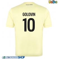 Maglie da calcio AS Monaco Aleksandr Golovin #10 Terza Maglia 2025-26 Manica Corta